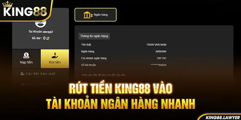 Hướng dẫn cụ thể về cách rút tiền King88 cho người mới 